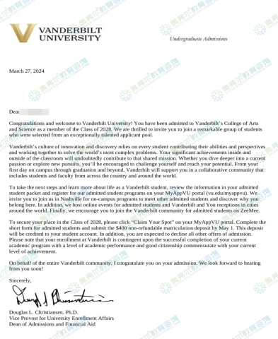 Vanderbilt University - 2024